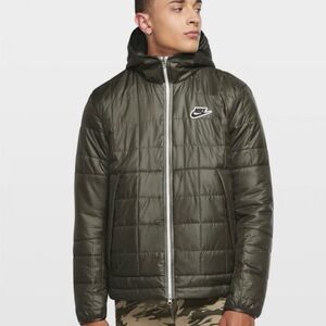 Nike Olive Puffer Jacket
